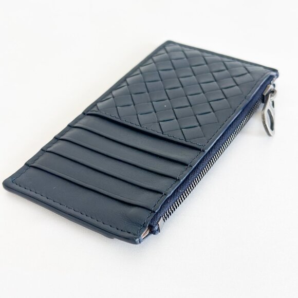 Bottega Slim Card Wallet Navy - Picture 4 of 8